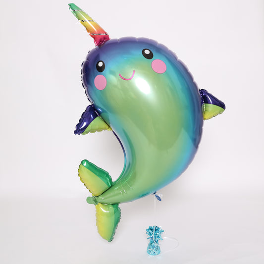 Narwhal Balloon, 39in